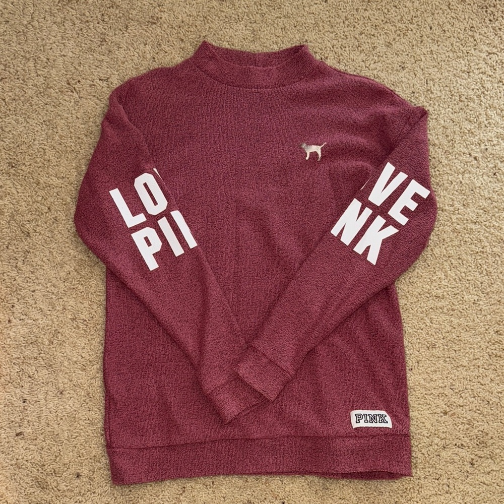 PINK Victoria's Secret Maroon Sweater